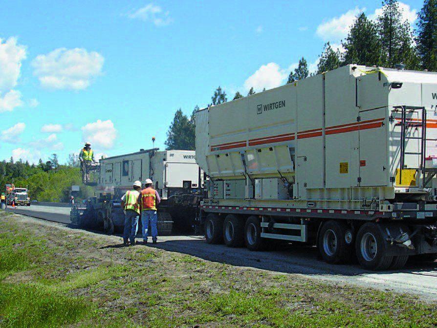Мобильная смесительная установка Wirtgen WM 1000
