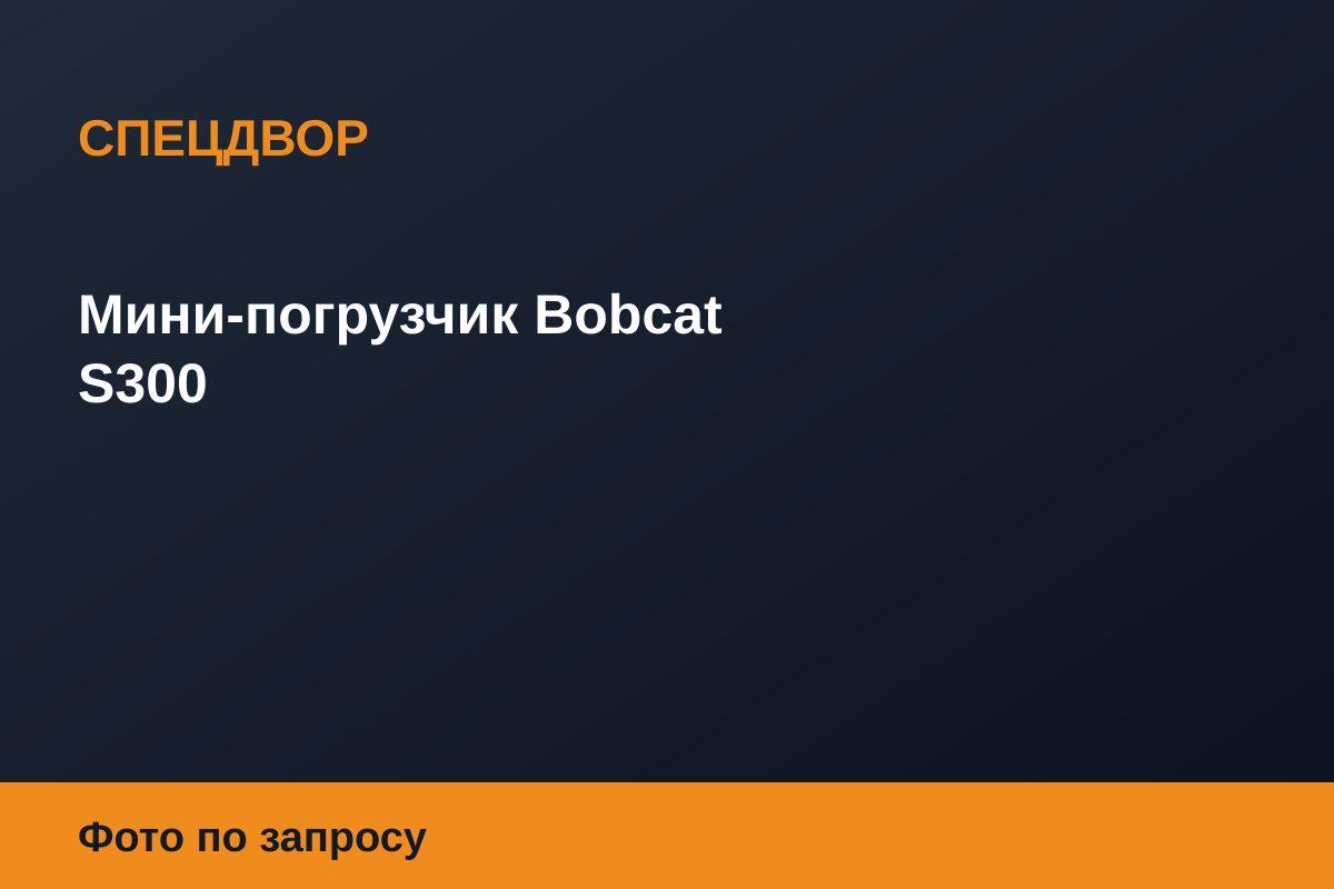 Мини-погрузчик Bobcat S300